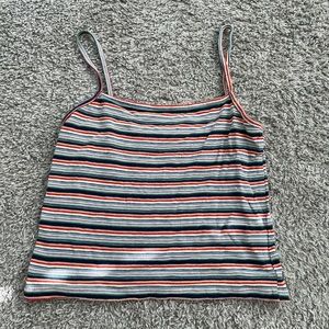 RARE Brandy Melville “rainbow Daphne” crop top